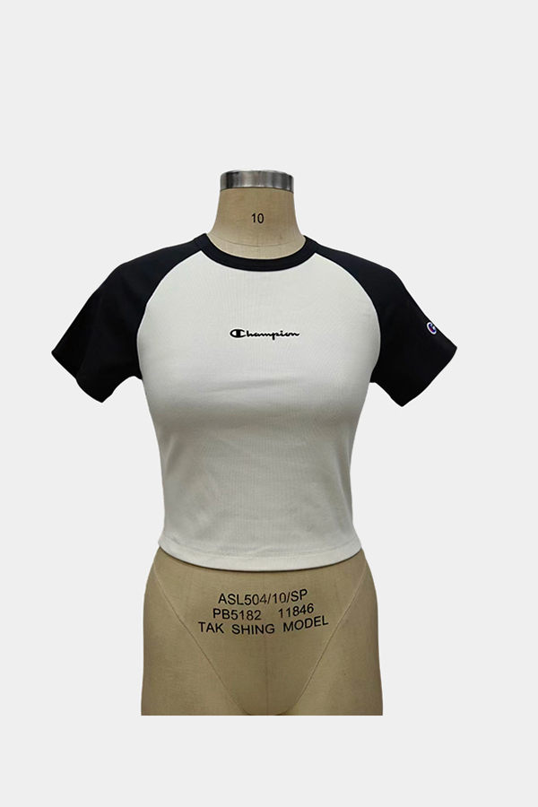 High-waisted short sleeve