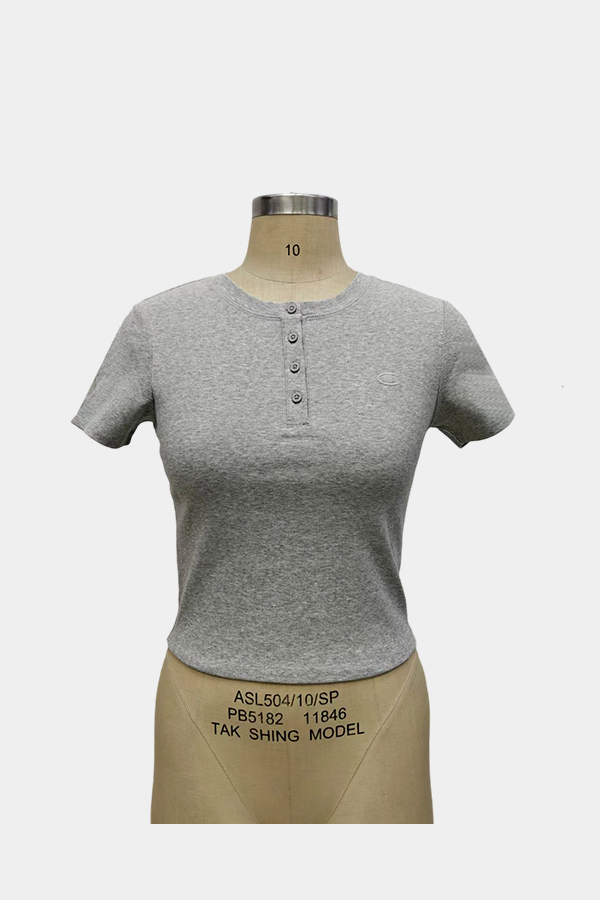 High-waisted short sleeve